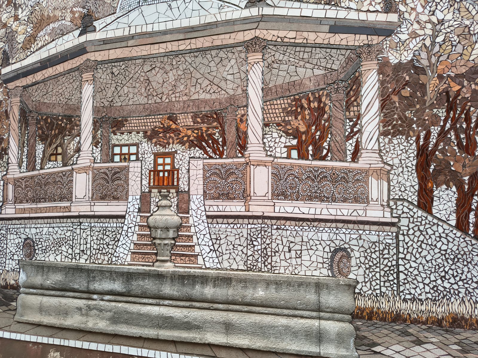 Vitromural callejón del hueso Zacatlan Puebla