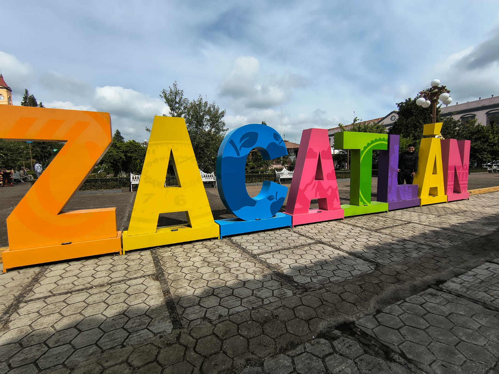 Letrero Zacatlan de las manzanas, puebla